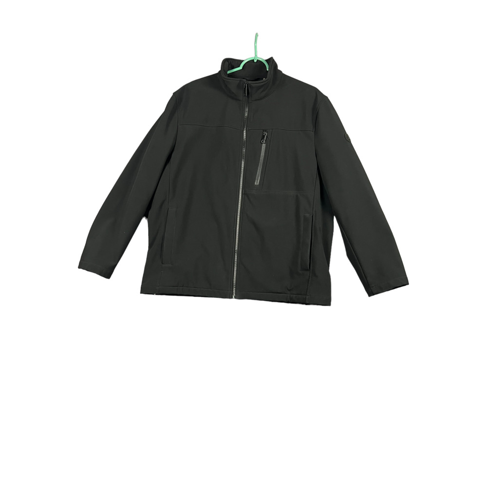 Calvin Klein Men's Water Resistant Soft Shell Bottom Jacket, Breathable L Used - Picture 2 of 7